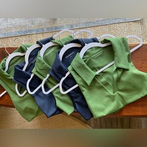 WEWOREWHAT polo style, crop, bra top